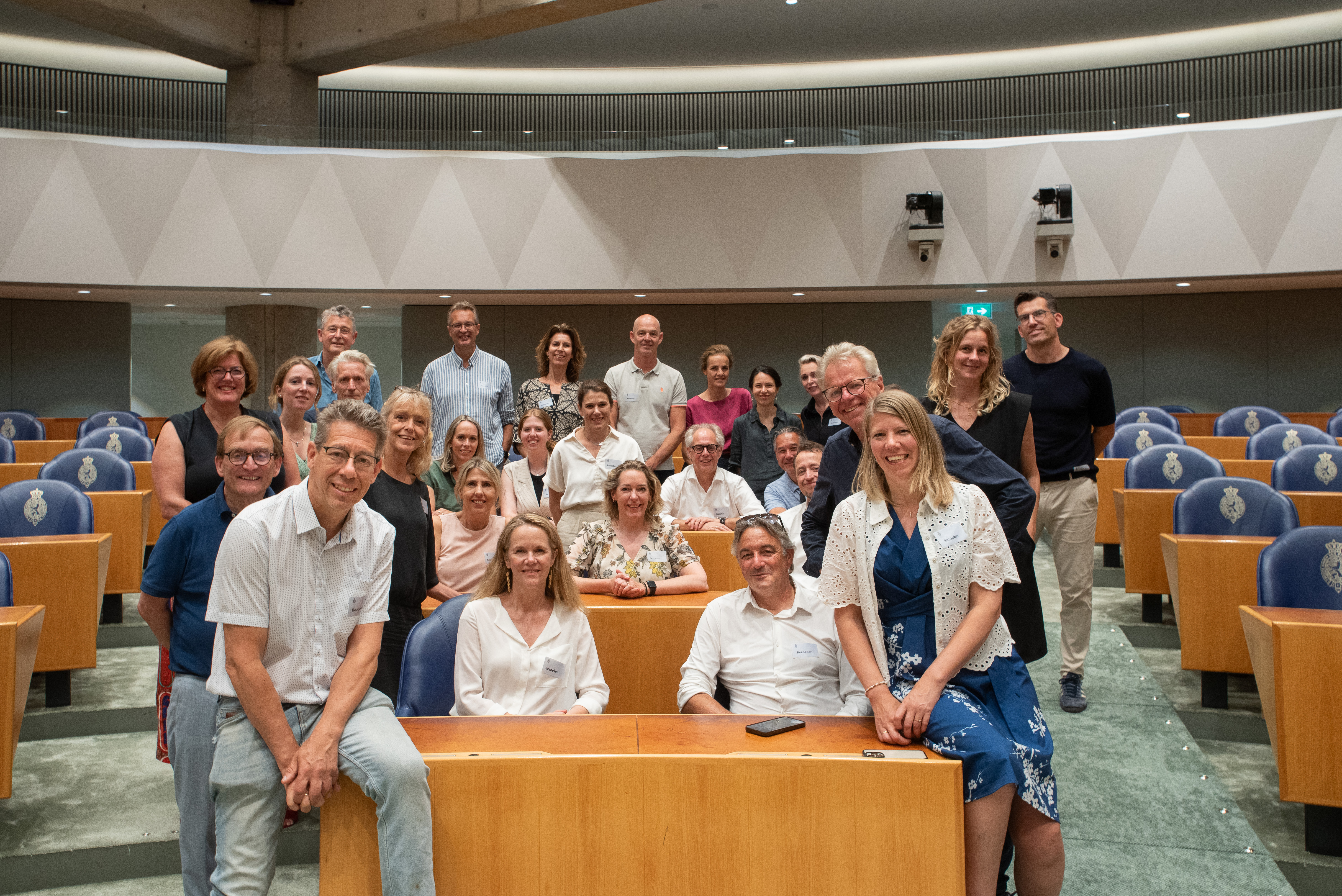 Groepsfoto's van prachtpartners
